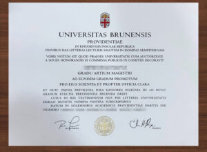 universitas brunensis certificate